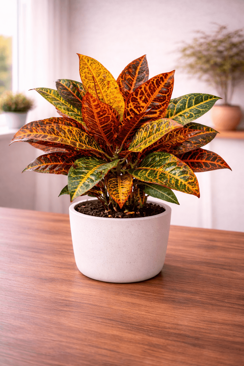 Croton (Codiaeum variegatum) plant care guide