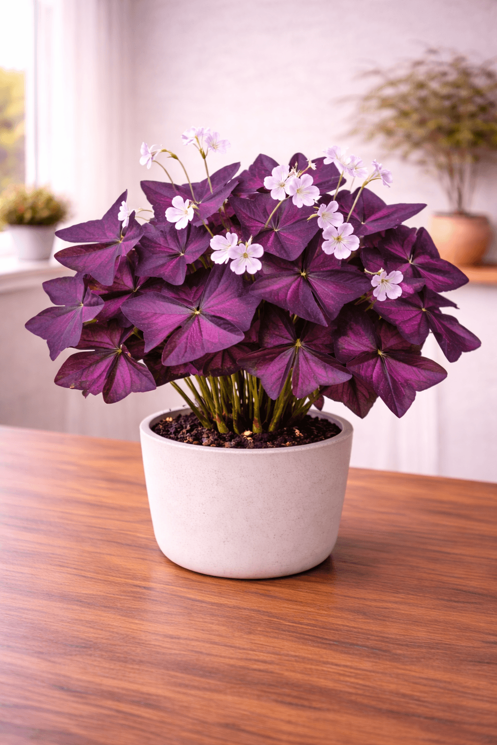 Purple Shamrock (Oxalis triangularis) plant care guide