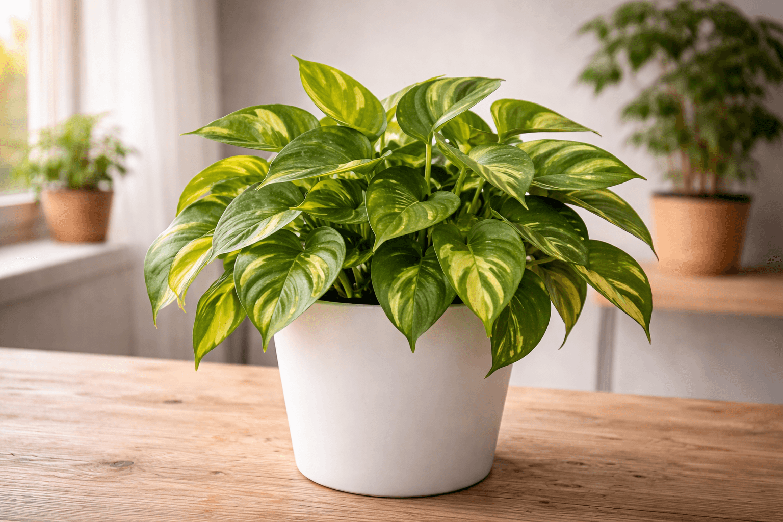 Pothos (Epipremnum aureum) plant care guide