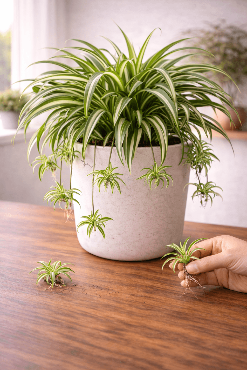 Spider Plant (Chlorophytum comosum) plant care guide